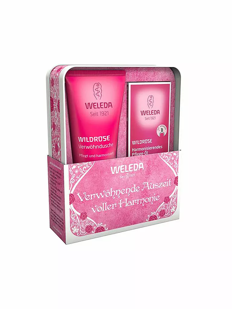 WELEDA | Geschenkset - Wildrose 200ml/100ml | transparent