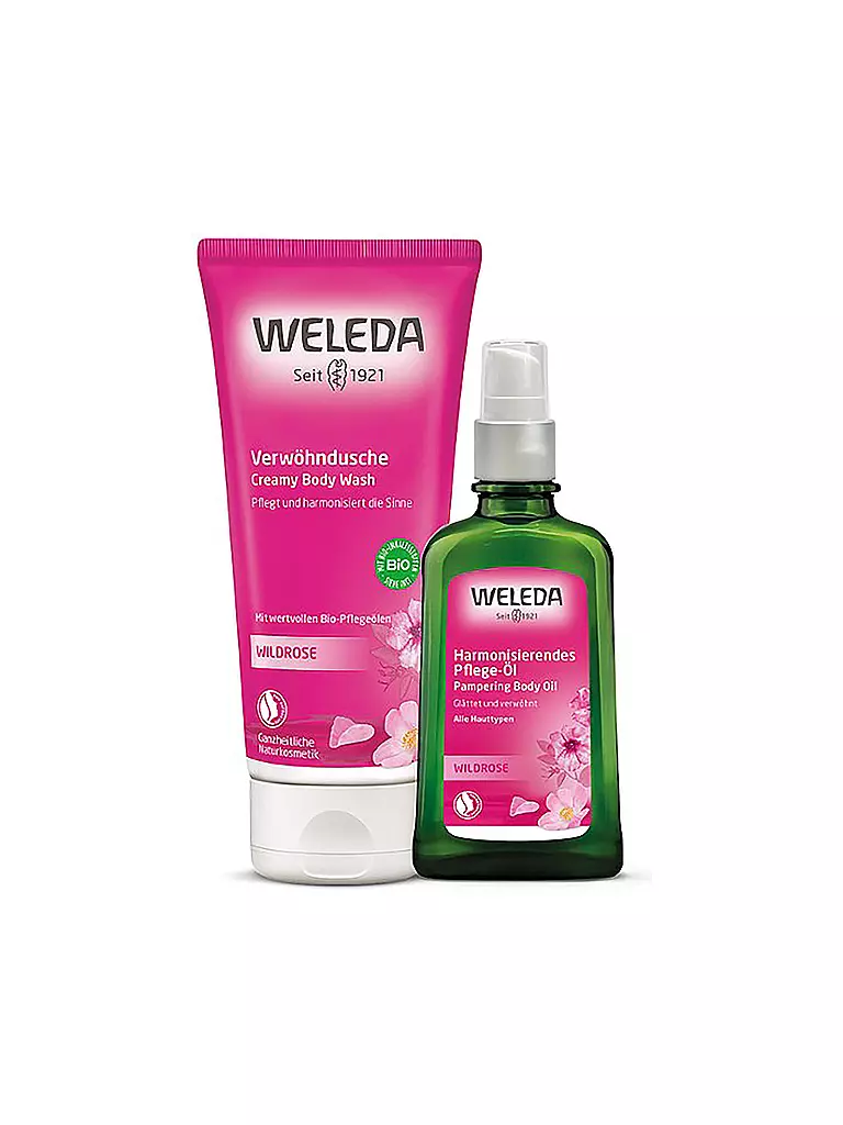 WELEDA | Geschenkset - Wildrose 2020 200ml / 100ml | transparent