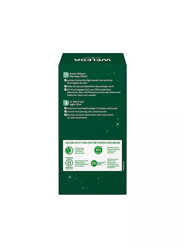 WELEDA | Geschenkset - WINTERHARMONY - Geschenkset Harmony & Skin Food Light 200ml / 30ml | keine Farbe