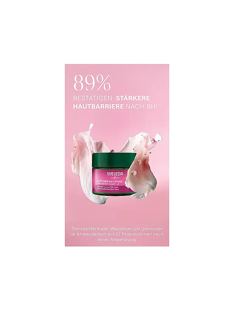 WELEDA | Gesichtscreme - Wildrose & Weißer Tee Nachtpflege 40ml | 