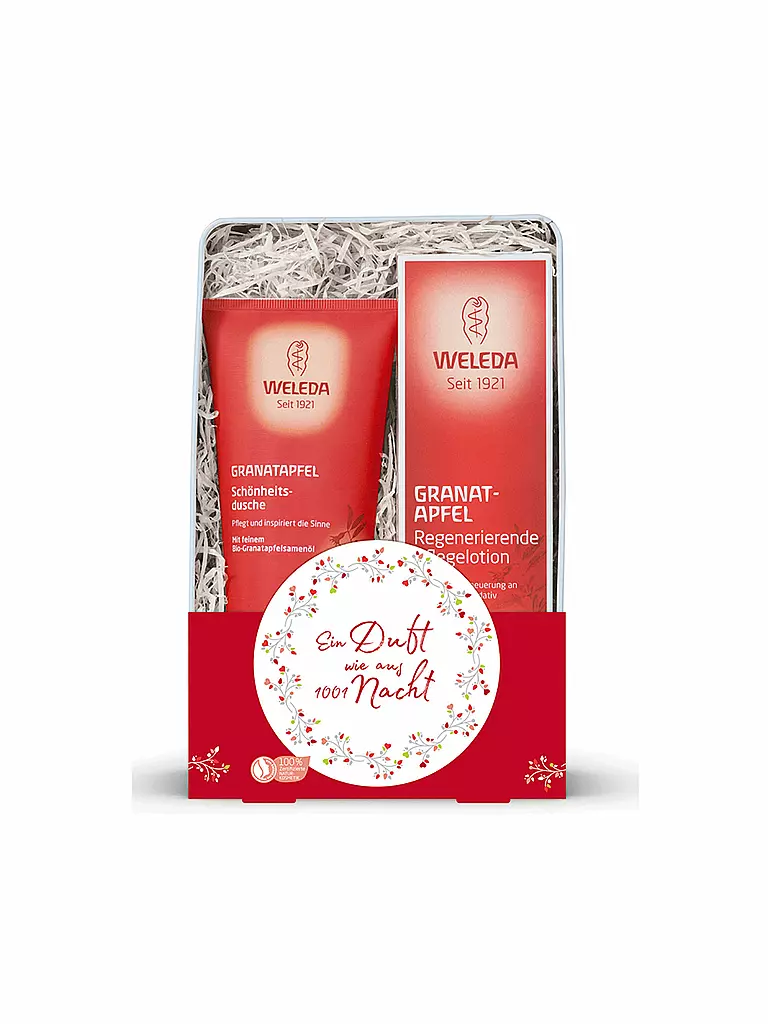 WELEDA | Granatapfel Geschenkset 2x200ml | transparent