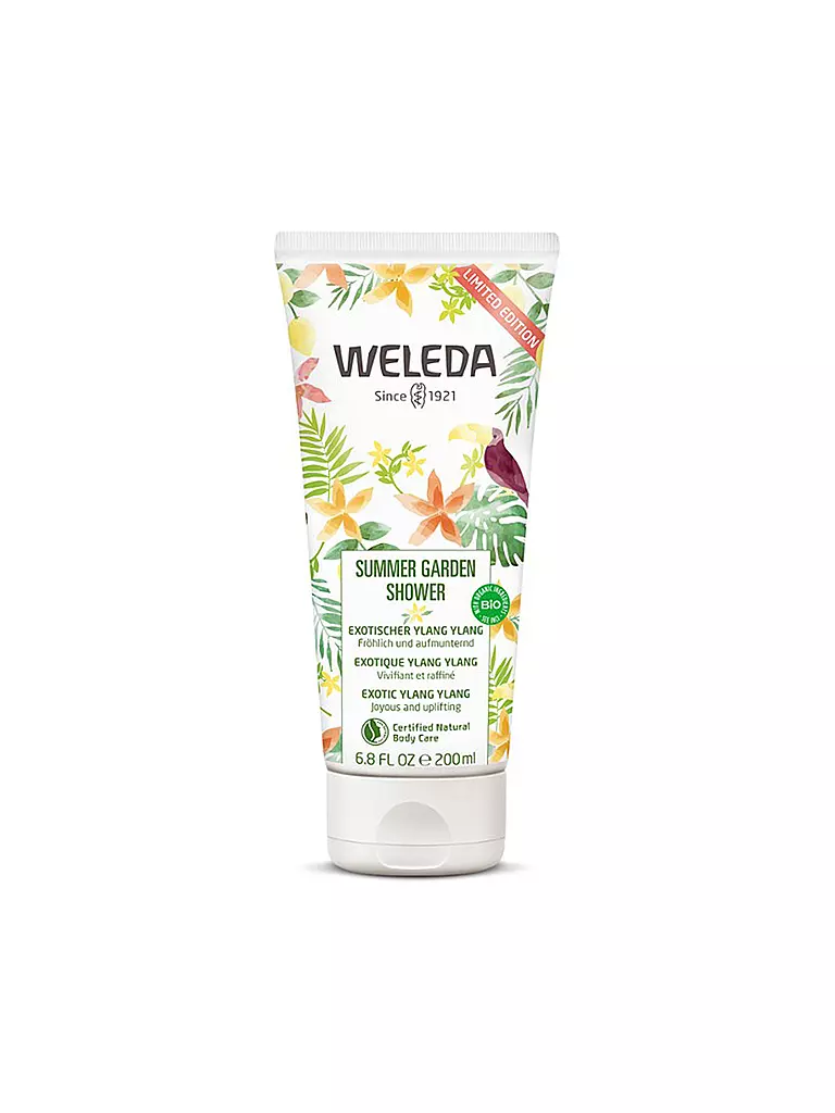 WELEDA | Summer Garden Shower Gel 200ml | transparent