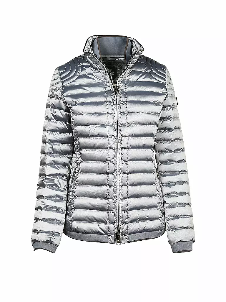 WELLENSTEYN | Leichtsteppjacke "Helium" | silber