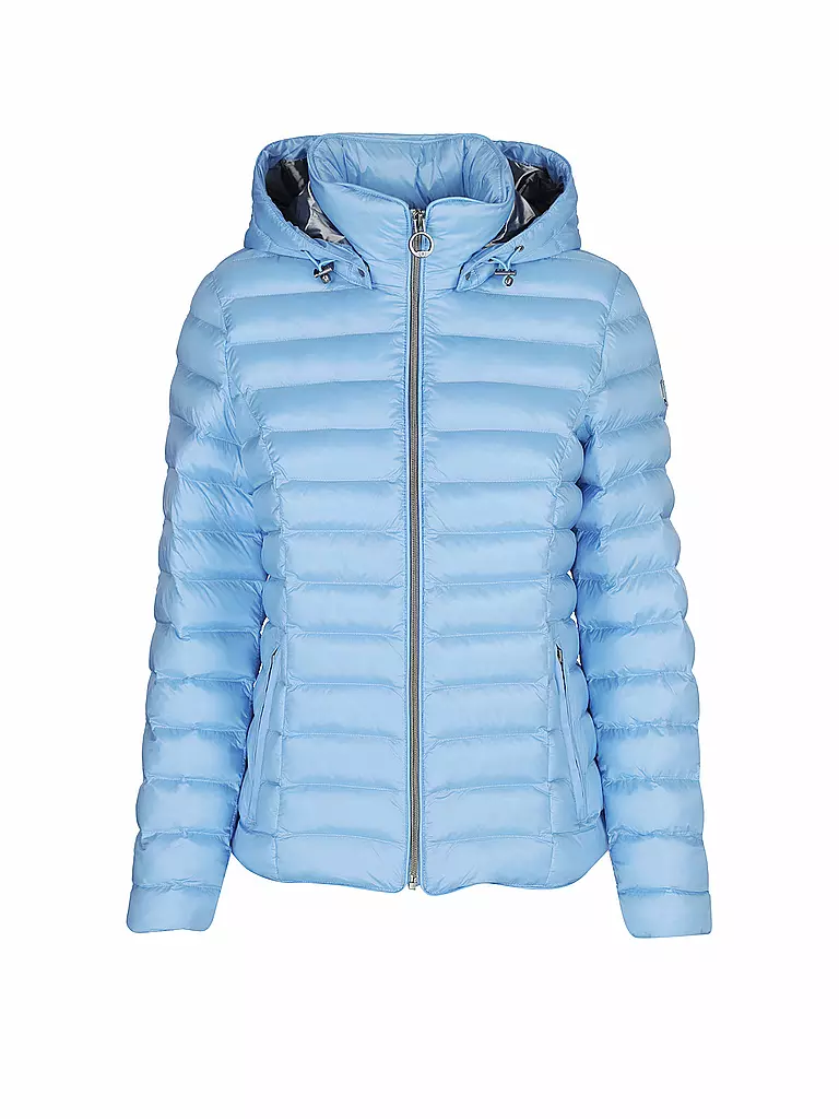 WELLENSTEYN | Leichtsteppjacke ITALY HOOD  | hellblau