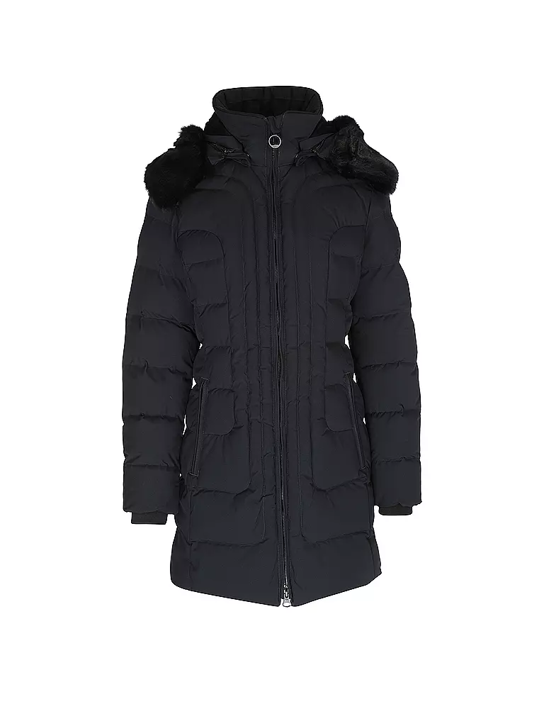 WELLENSTEYN | Steppjacke BELVITESSE LONG | dunkelblau