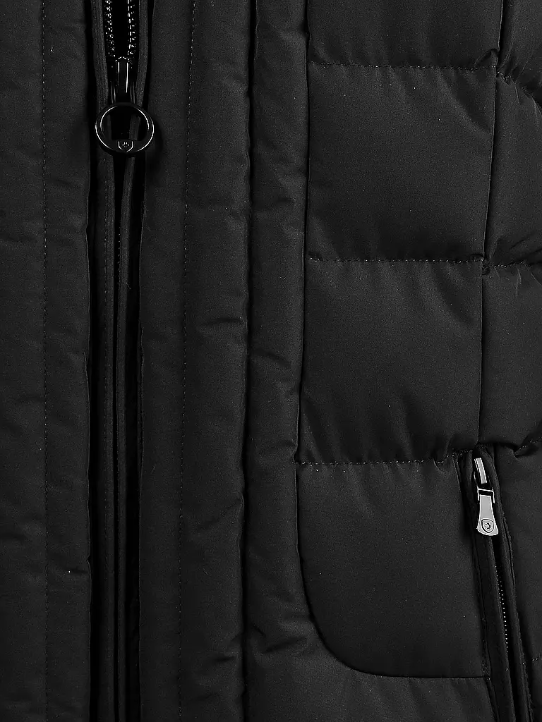 WELLENSTEYN | Steppjacke BELVITESSE LONG | schwarz