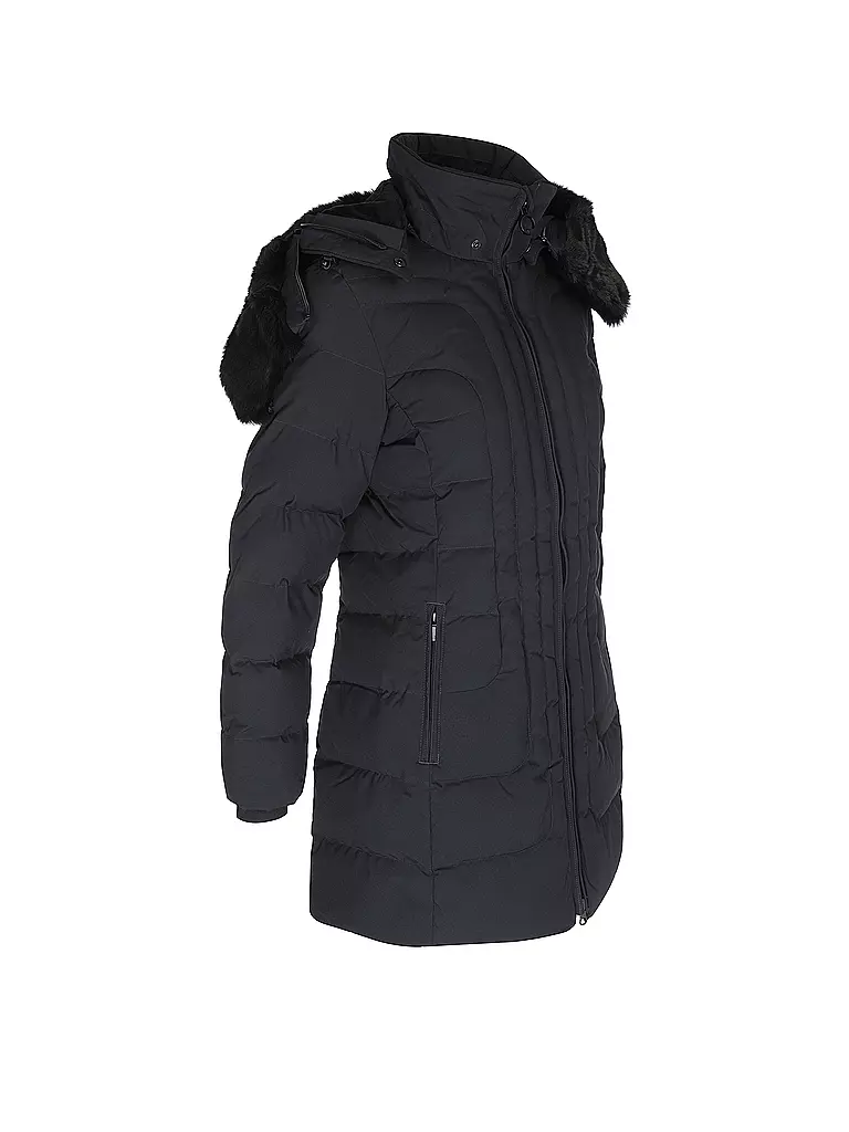 WELLENSTEYN | Steppjacke BELVITESSE LONG | dunkelblau