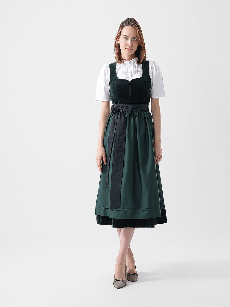WENGER Dirndl ARIANA 80cm dunkelgrün | 38