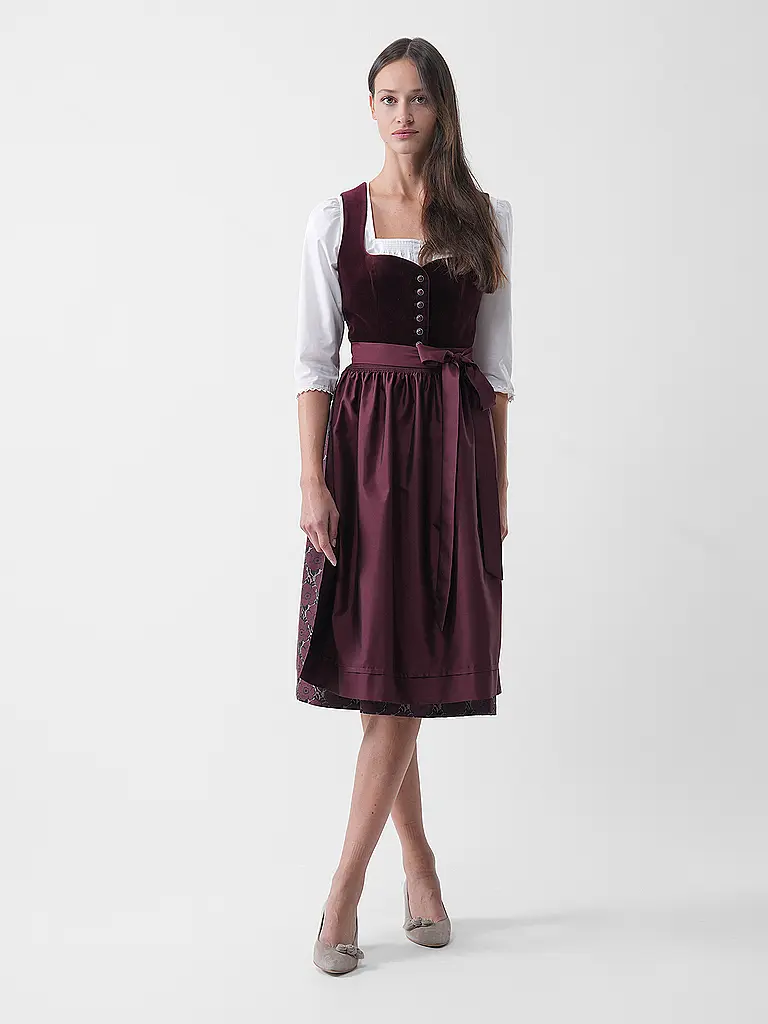 WENGER | Dirndl ELLA | dunkelrot