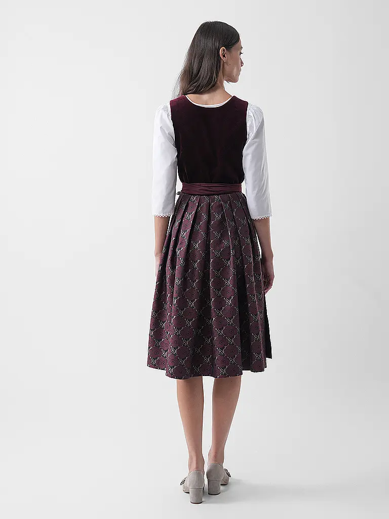 WENGER | Dirndl ELLA | dunkelrot