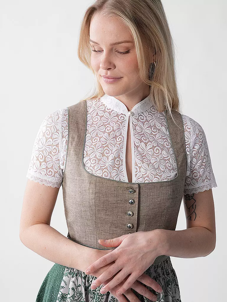 WENGER | Dirndlbluse GERLINDE | weiss