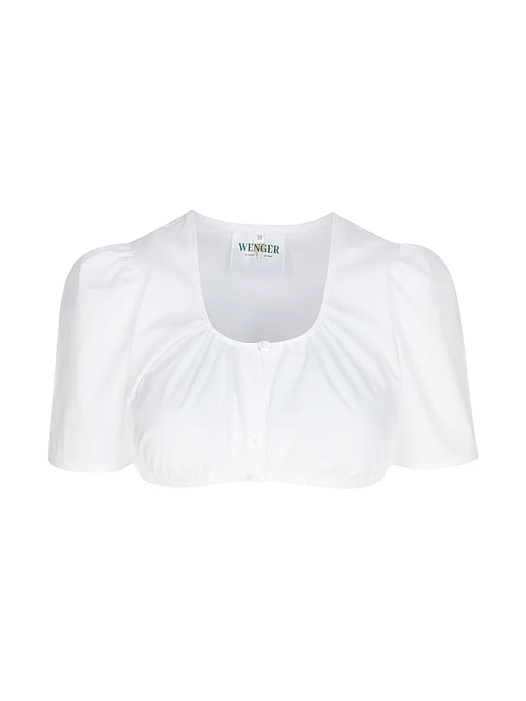 WENGER | Dirndlbluse HEMMA | weiss