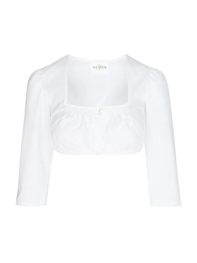 WENGER | Dirndlbluse HENNI | weiss