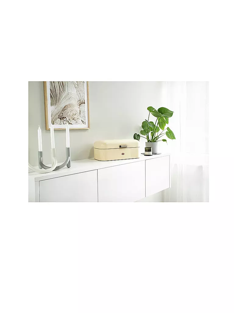 WESCO | Brotkasten 420x220mm GRANDY Mandel | grau