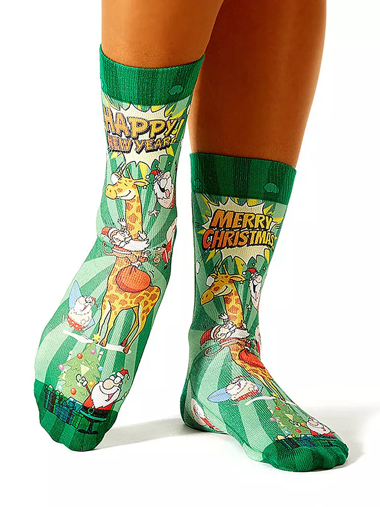 WIGGLESTEPS | Socken "Crazy Santa" | 
