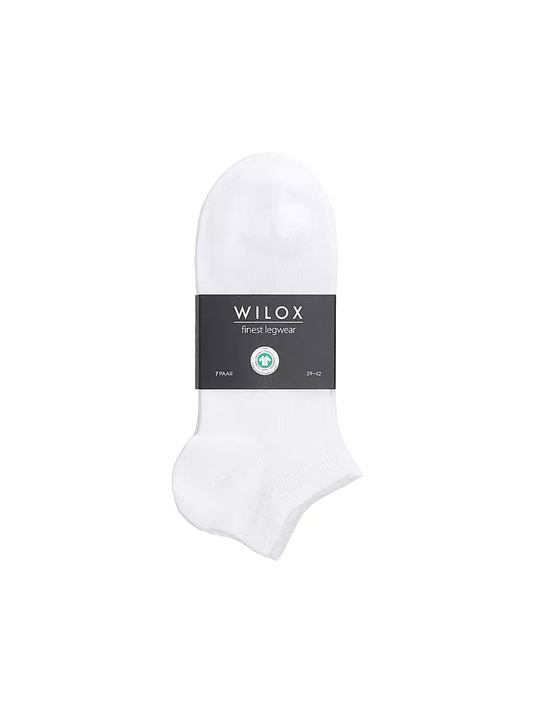 WILOX | Sneaker Socken 7er Pkg weiss | schwarz