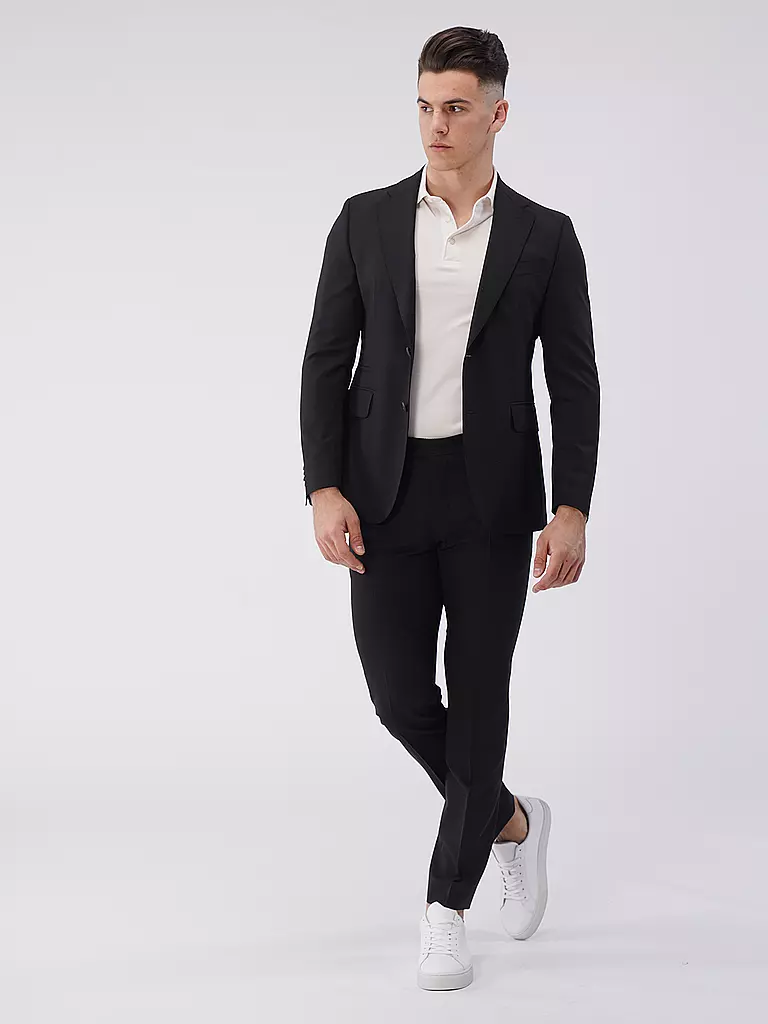 WINDSOR | Anzughose Slim Fit BENE | schwarz