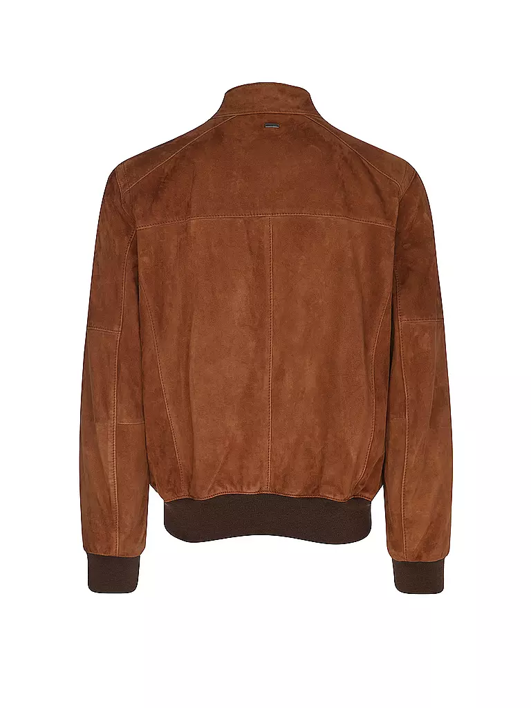 WINDSOR | Lederjacke BORELLO | orange