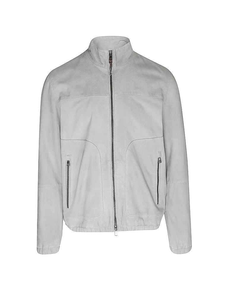 WINDSOR | Lederjacke GIANO | grau