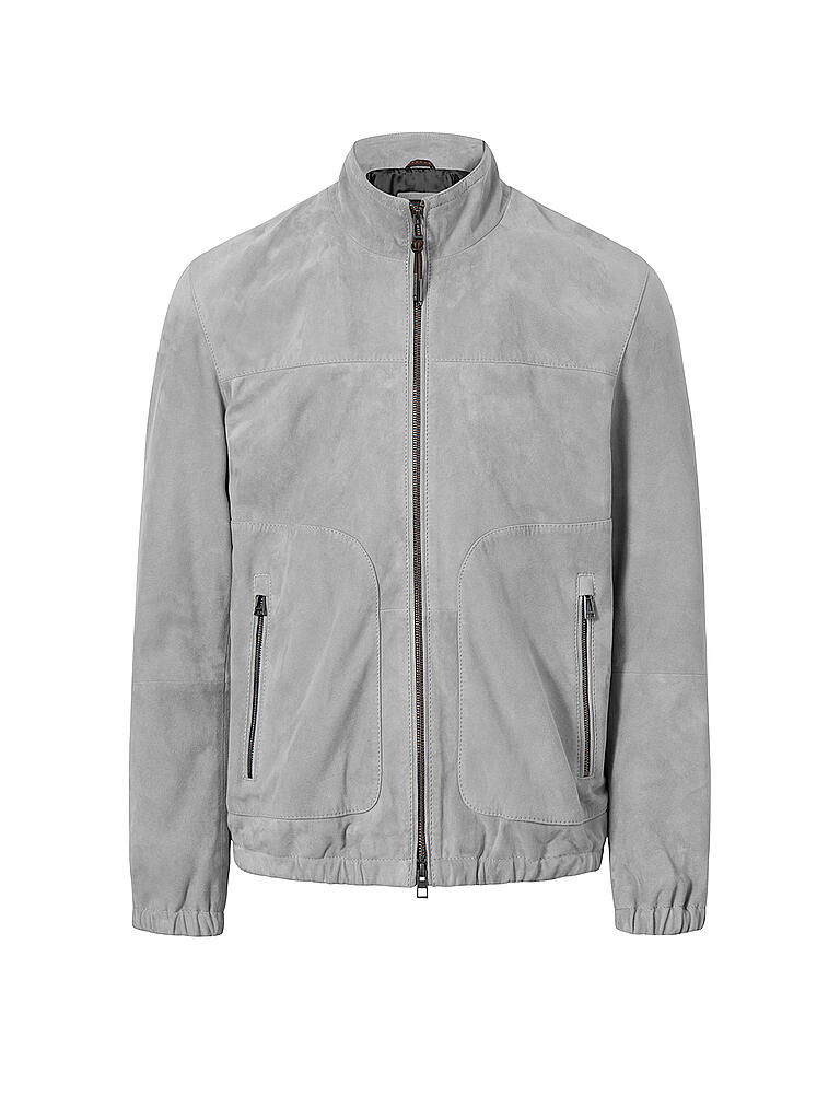 WINDSOR | Lederjacke GIANO | grau