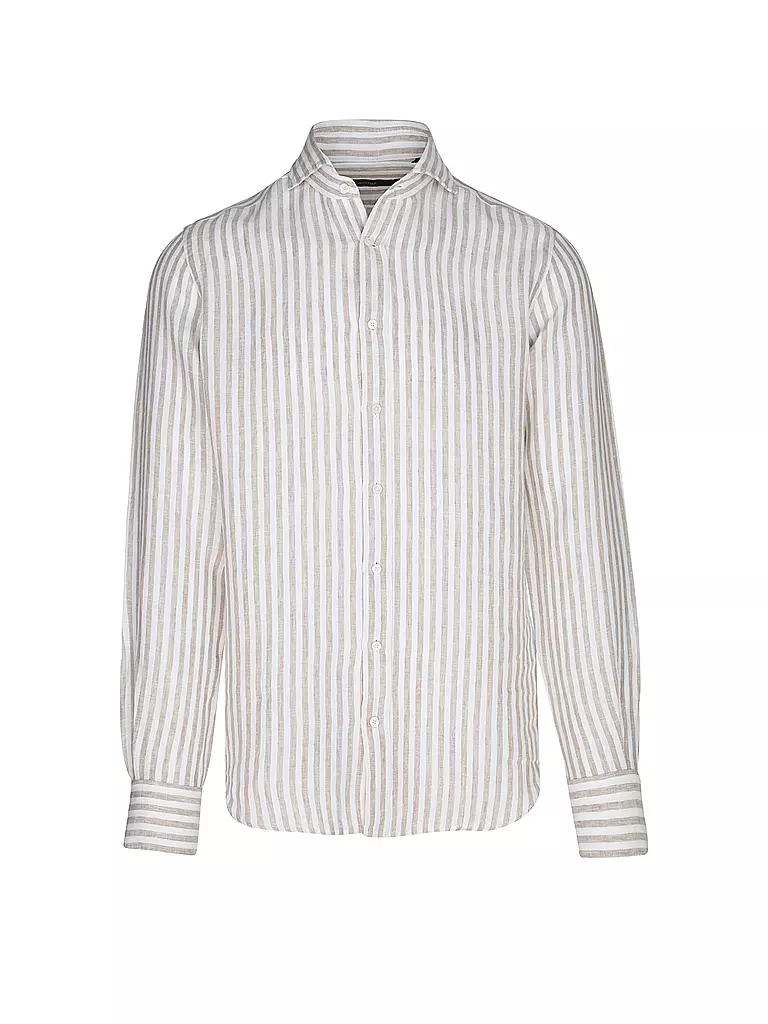 WINDSOR | Leinenhemd Regular Fit  | braun
