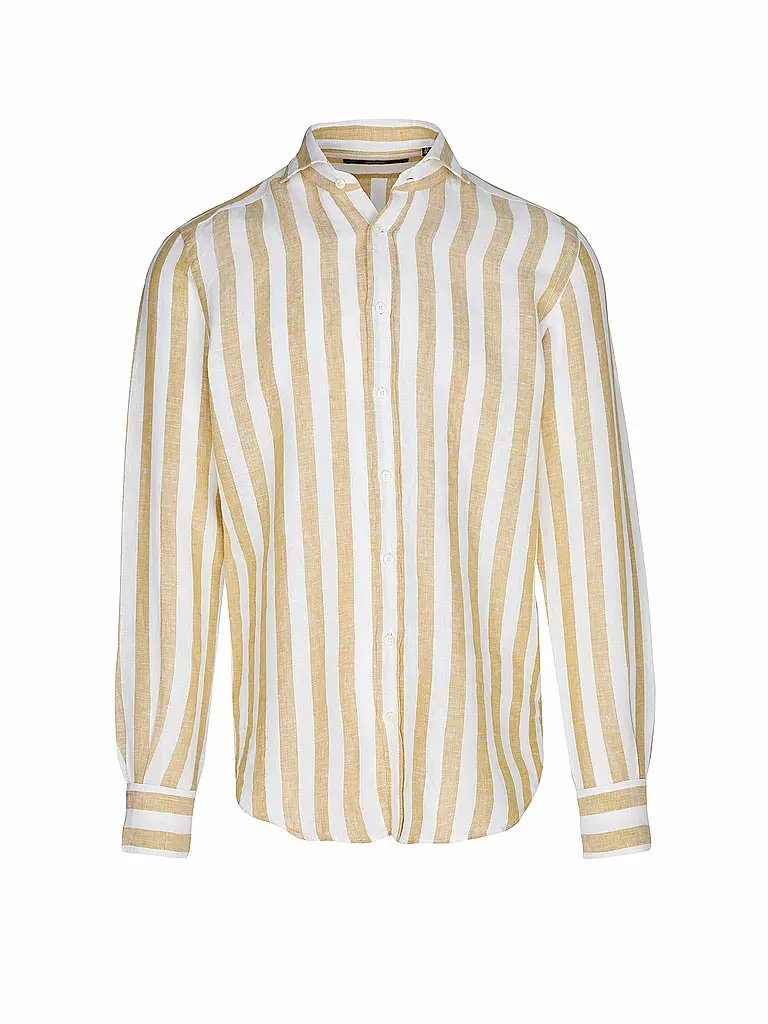 WINDSOR | Leinenhemd Regular Fit  | gelb