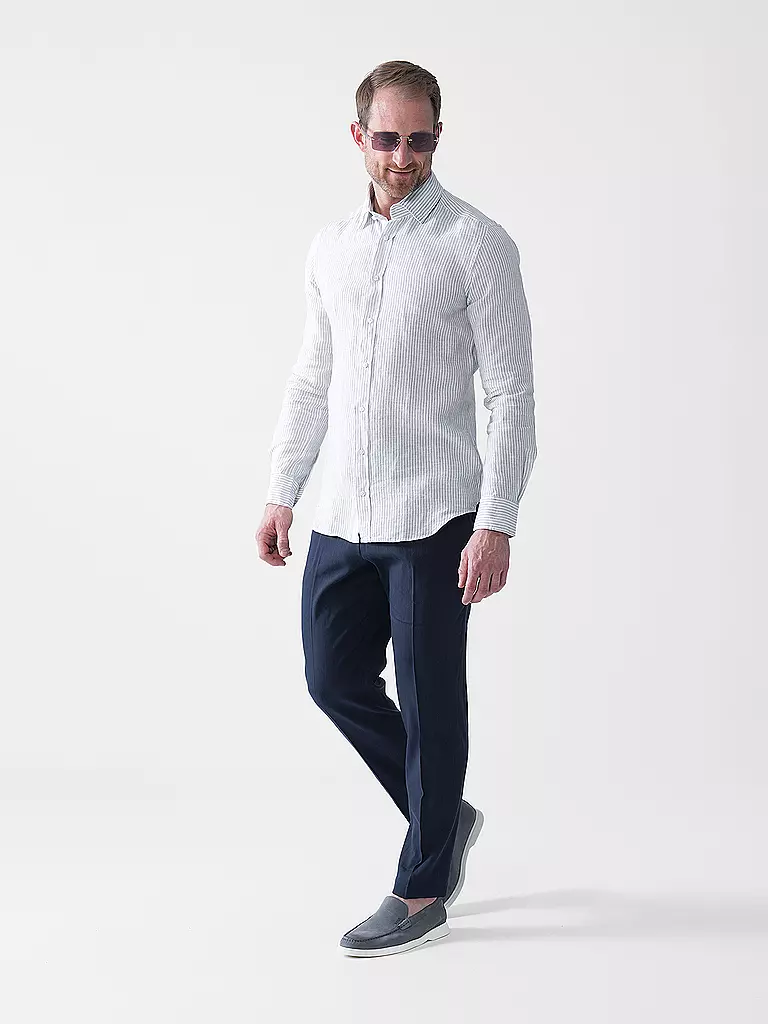 WINDSOR | Leinenhemd Regular Fit  | blau