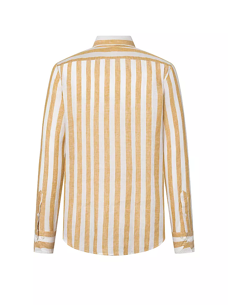 WINDSOR | Leinenhemd Regular Fit  | gelb