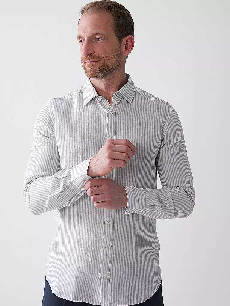 WINDSOR | Leinenhemd Regular Fit | hellblau