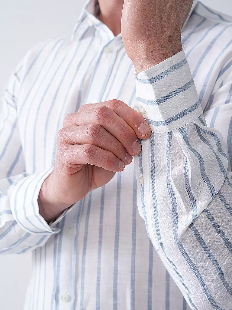 WINDSOR | Leinenhemd Regular Fit | blau