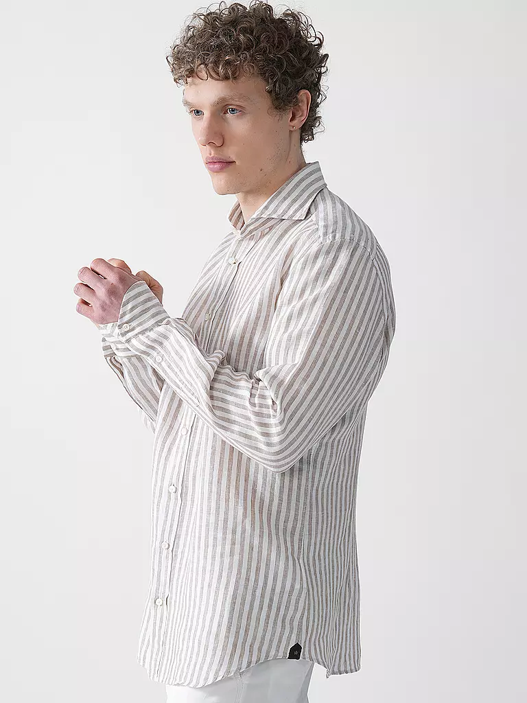 WINDSOR | Leinenhemd Regular Fit | gelb