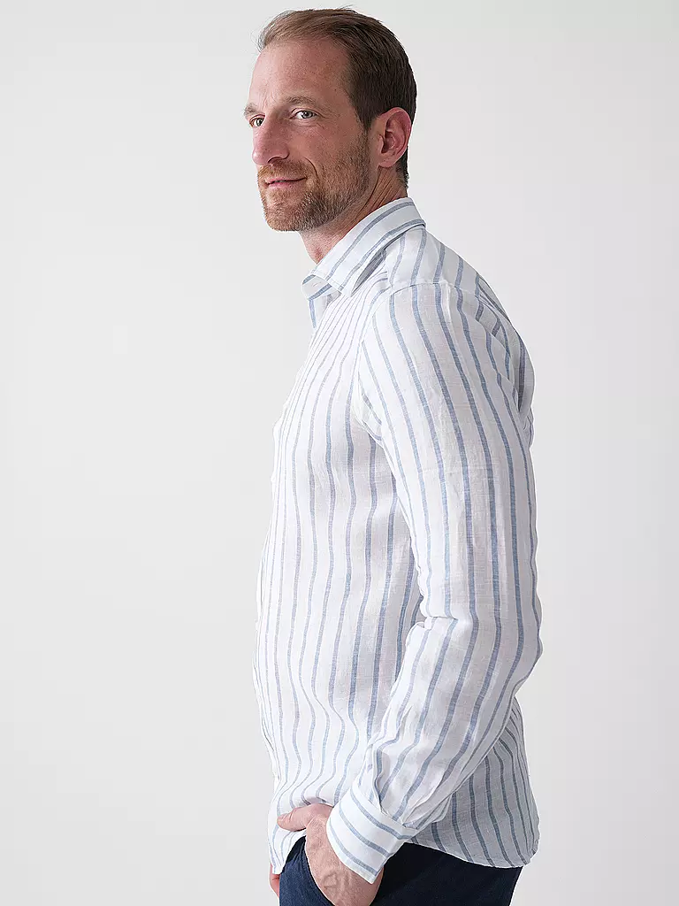 WINDSOR | Leinenhemd Regular Fit | blau