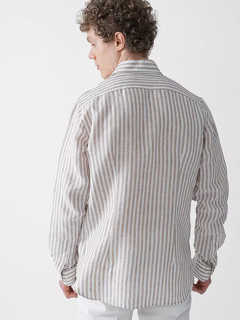 WINDSOR | Leinenhemd Regular Fit | gelb