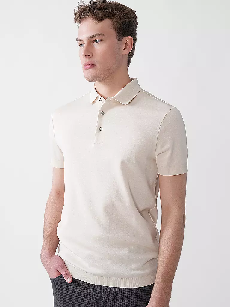 WINDSOR | Poloshirt FLORO-P | beige