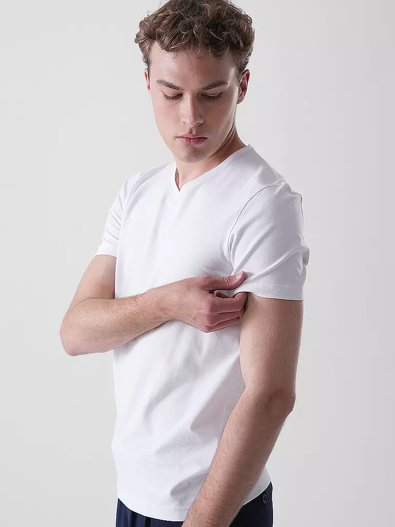 WINDSOR | T-Shirt 2er Pkg. white | weiss