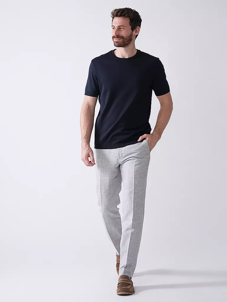 WINDSOR | T-Shirt FLORO-T | dunkelblau