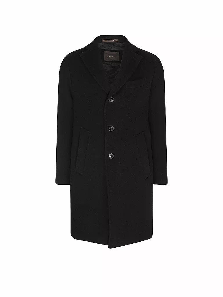 WINDSOR | Wollmantel CENTRO | schwarz