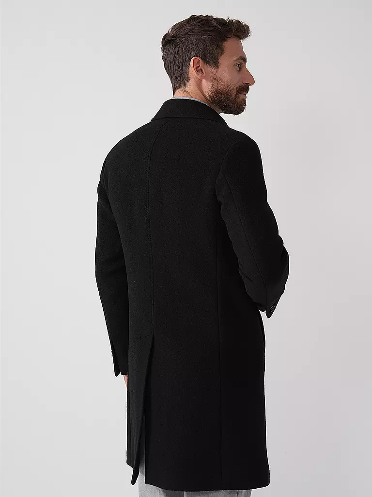 WINDSOR | Wollmantel CENTRO | schwarz