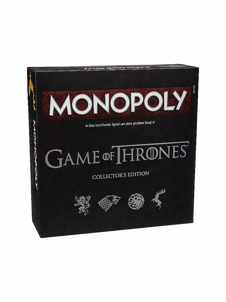 WINNING MOVES | Monopoly - Game of Thrones Collector's Edition | transparent