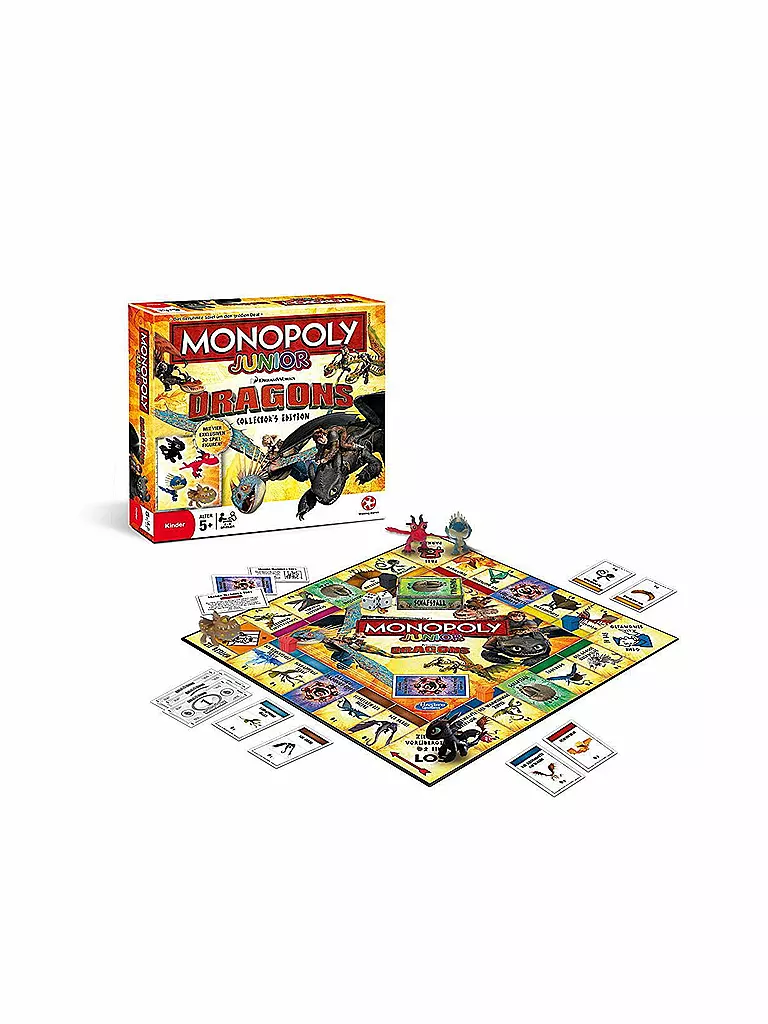 WINNING MOVES | Monopoly Junior-Dragons Collectors Edition Spiel | keine Farbe
