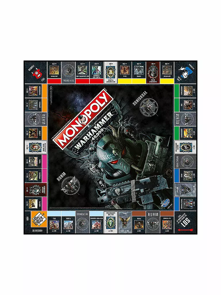 WINNING MOVES | Monopoly Warhammer  | keine Farbe