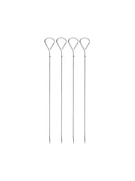 WMF | BBQ Kleine Grillspieße 37cm4tlg | silber