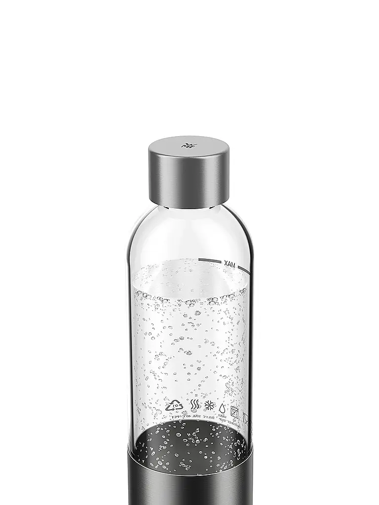WMF | Element One Flasche für Wassersprudler 0,85l  PET/Edelstahl | 