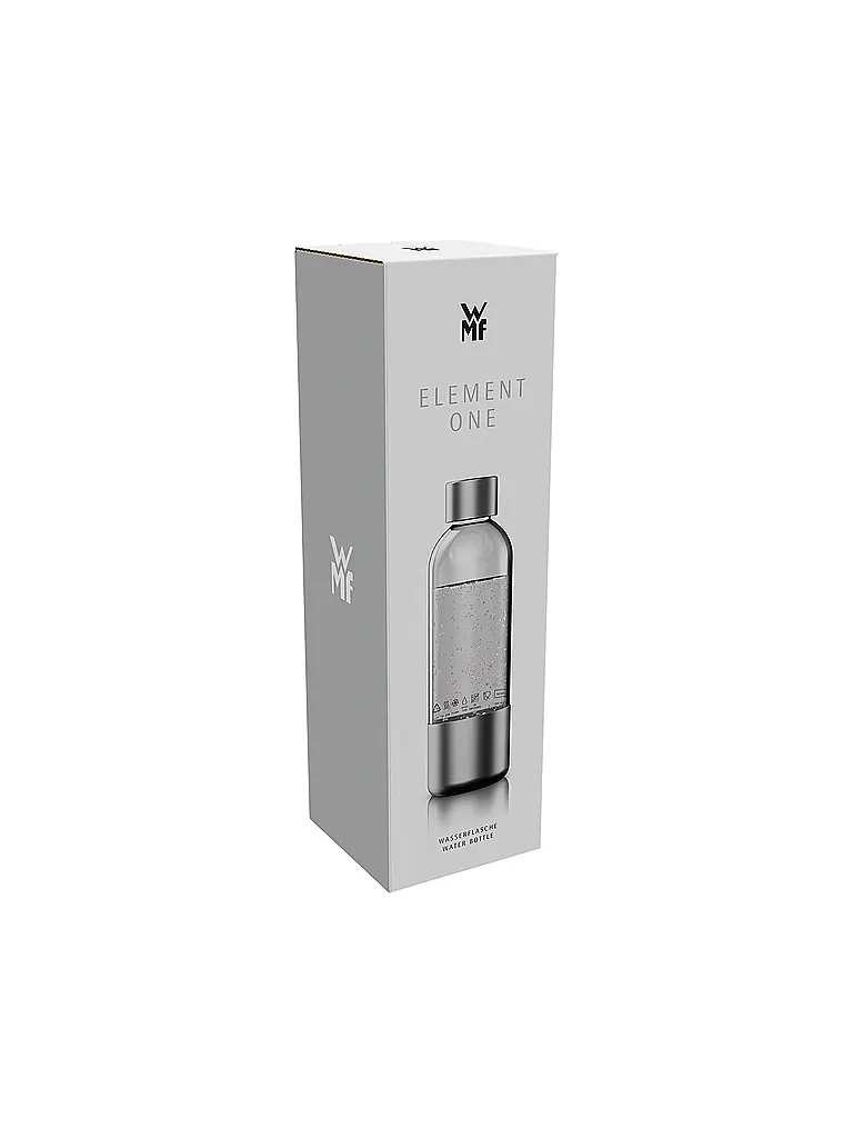 WMF | Element One Flasche für Wassersprudler 0,85l  PET/Edelstahl | 