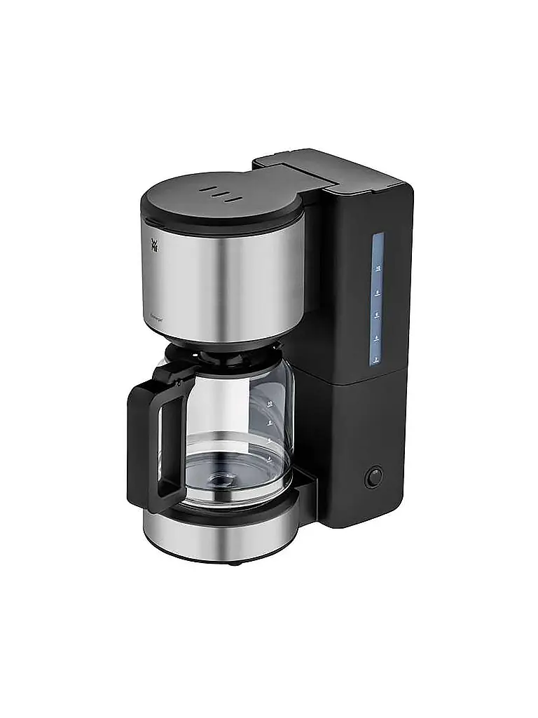 WMF | Filterkaffeemaschine STELIO 10 Tassen Cromargan Glas  | silber