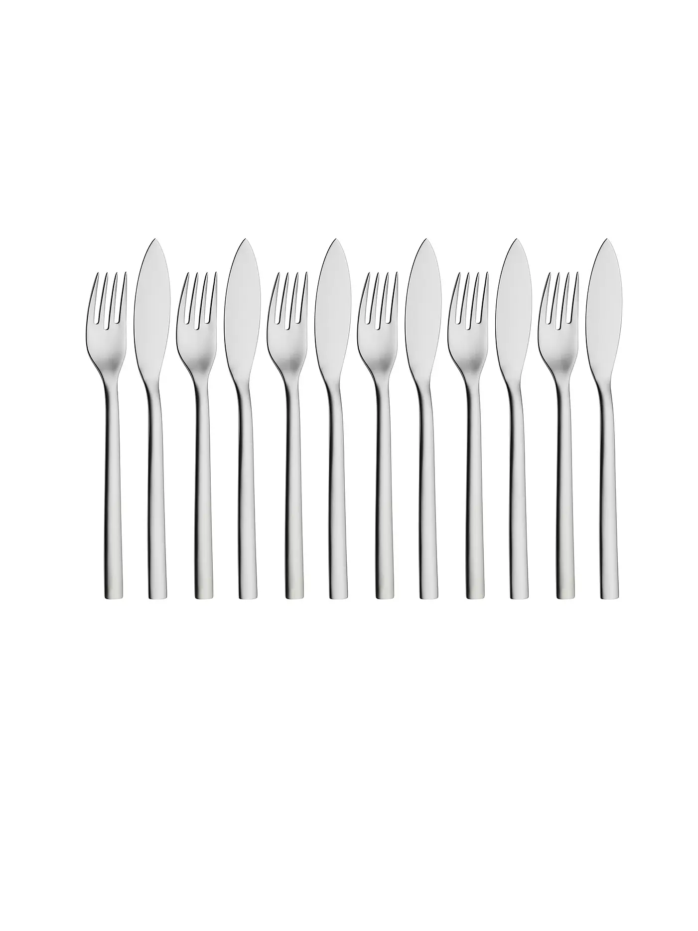 WMF | Fischbesteck NUOVA 12-tlg. Cromargan | silber