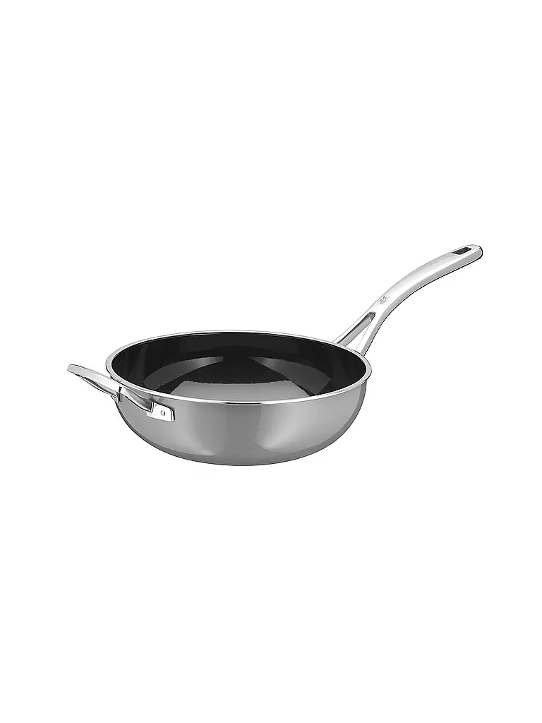 WMF | Fusiontec Mineral Wok 28cm Platinum | grau