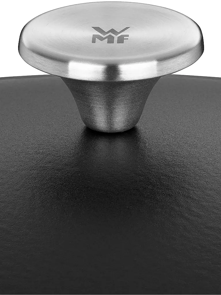 WMF | Gusseisen-Bräter mit Deckel 30x23,5cm | schwarz