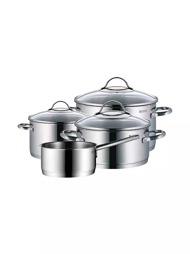 WMF | Kochgeschirr Set 4 tlg Provence Plus | silber