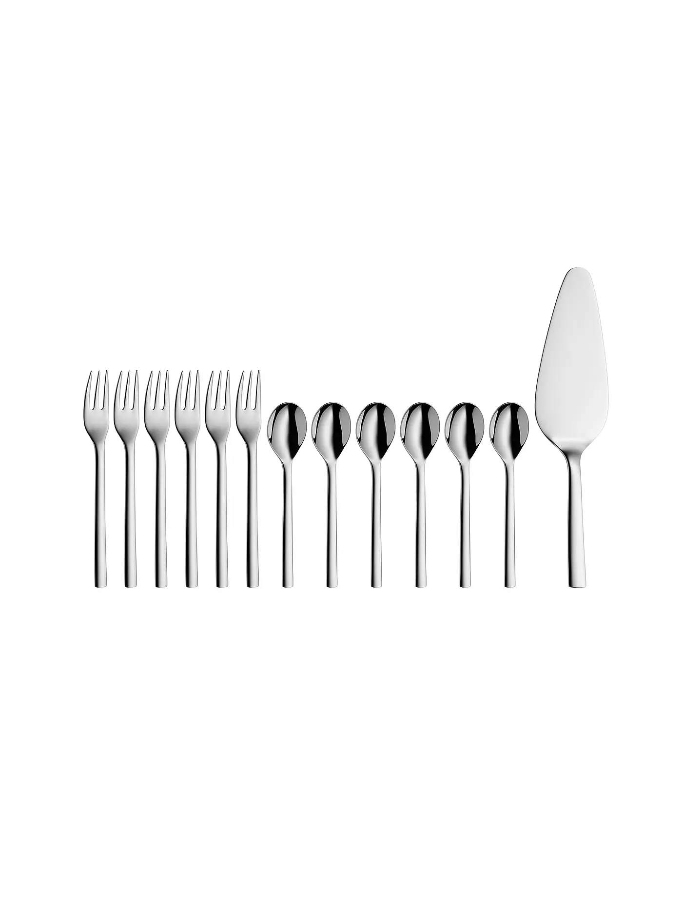 WMF | Kuchen Besteckset 13tlg. NUOVA Cromargan | silber